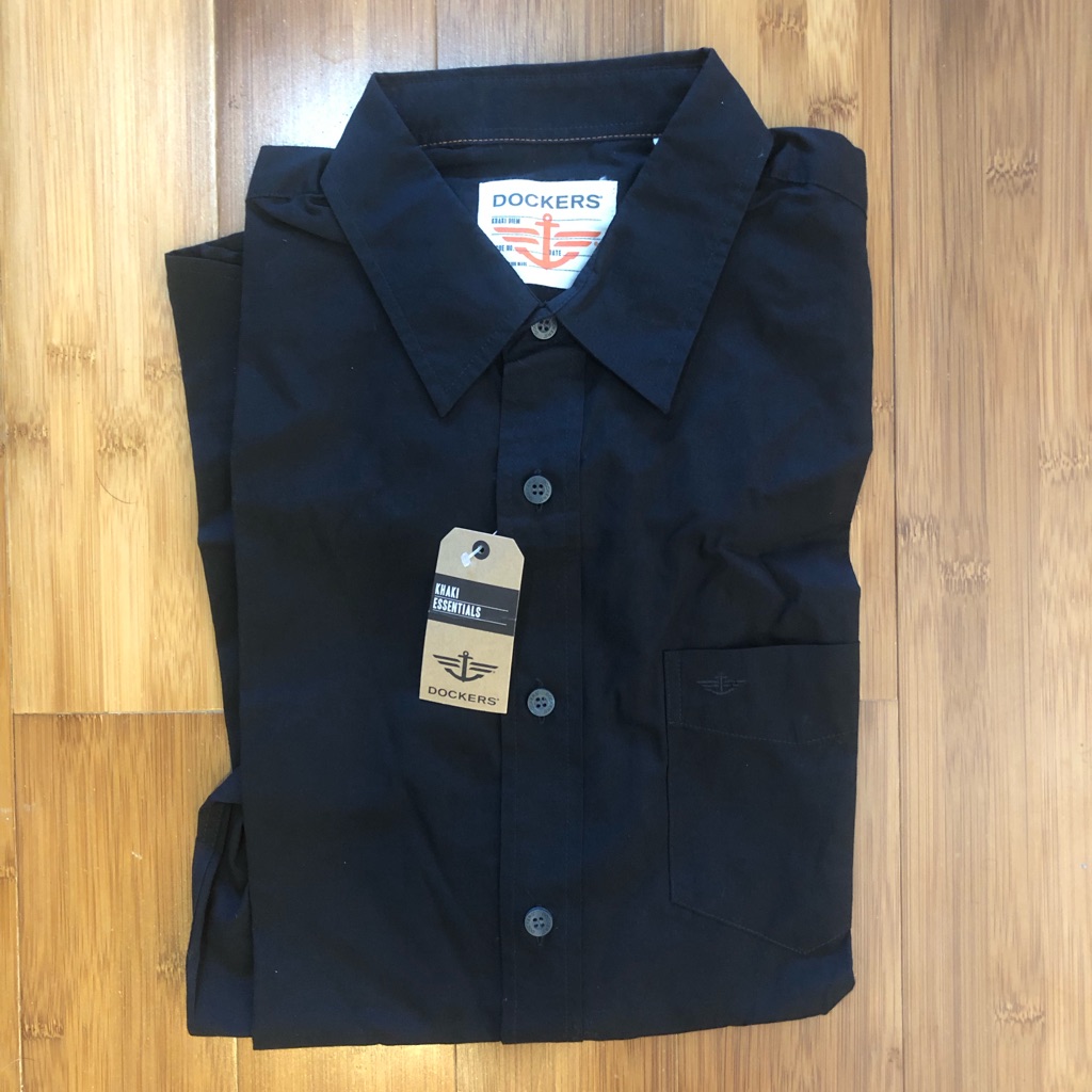 Black Long Sleeve Button Up